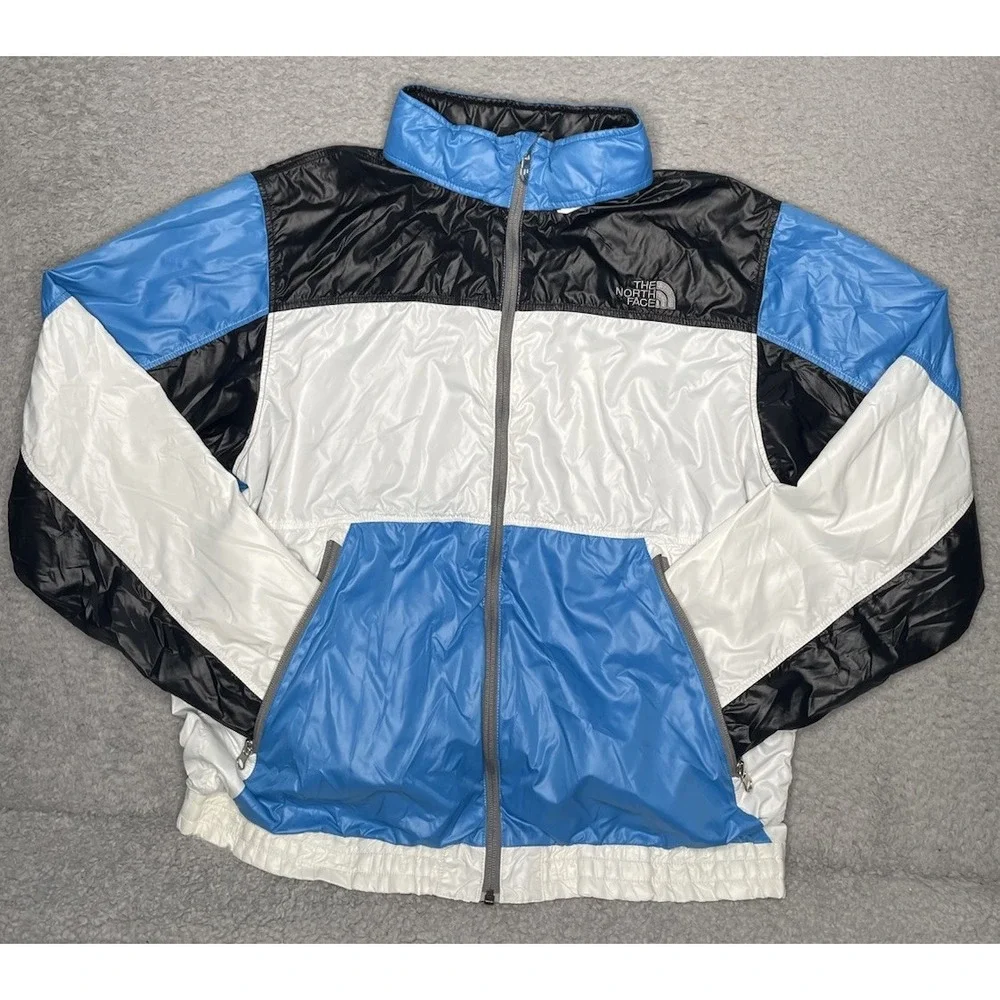 Vintage Y2K Retro‎ The North Face Color Block Light Weight Jacket Mens M Nylon